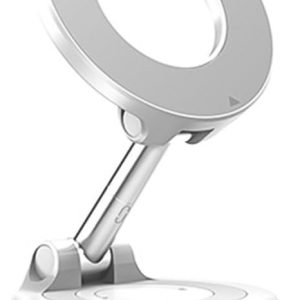 Jonikuper Support de téléphone magnétique pour voiture pliable et support à vide réglable à 360° pour installation universelle de véhicule