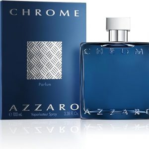 AZZARO Chrome – Parfum Homme – Fougère Aromatique – Sauge, Bergamote, Résine & Sapin – Tenue Longue Durée – Spray Vaporisateur