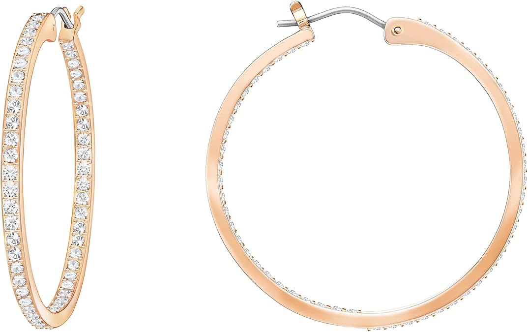 Swarovski Sommerset Collection Hoop Earrings – Image 2