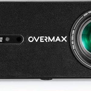 Projecteur Overmax 4K Full HD 1080P Multipic 5.2, Google TV, Wi-FI et Bluetooth, Correction trapézoïdale Automatique à 30°, Zoom électrique, Miracast et Rotation à 360°, écran jusqu’à 200
