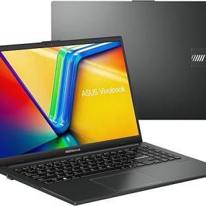 Asus Vivobook Go 15 E1504TA-BQ200WS 15.6 pouces FHD PC Portable (processeur Intel N100 3.4 GHz, 4Go DDR4, 128G UFS 2.1, Intel UHD Graphics, Windows 11 Home S) – Clavier AZERTY – Office 365 1 an offert