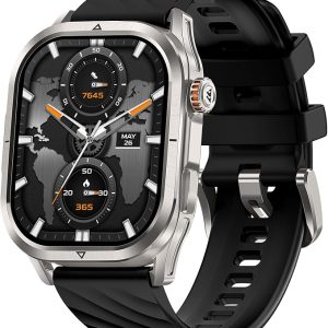 KOSPET Magic P10 Montre Connectée Homme Femme GPS, Autonomie de 50 Jours Écran AMOLED 1,96″ Étanche 5ATM, Smartwatch Suivi du Sommeil Fréquence Cardiaque SpO2 Entraînement Personnel, Android & iOS