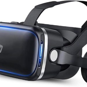 NK Casque Réalité Virtuelle – Casque VR avec Audio Compatible avec iPhone & Android (4,7″ – 6,53″ Smartphones), Angle de Vision 90-100 degrés, Rotation 360°, Cible et Pupille Réglable – Noir