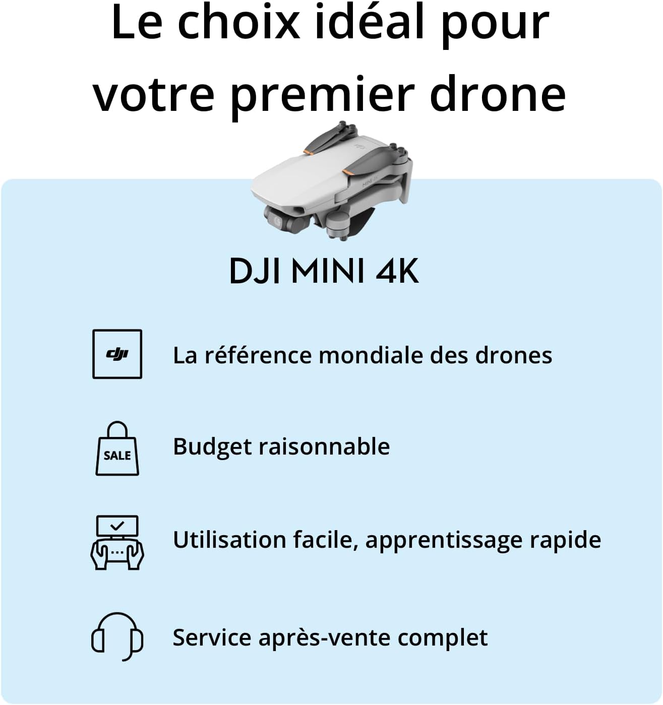 Bundle Drones Caméra Mini 4K, Drone Caméra 4K UHD pour Adultes, < 249 g, Stabilisation de la Nacelle à 3 Axes, Transmission Vidéo sur 10 km, Deux Batteries pour un Temps de Vol max. de 62 min – Image 4