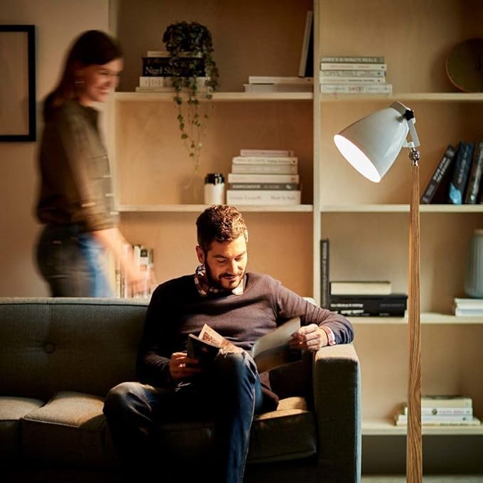 Amazon Basics Lot de 2 ampoules LED en forme de globe G93 Culot Edison à vis E27 7 W (équivalent 60 W) CRI80, Filament blanc chaud Intensité non variable – Image 2