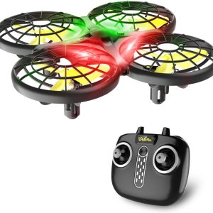 Loolinn | Drone pour Enfant Cadeau – Mini Drone Télécommandé avec Technologie Anti-Collision Automatique/Sûr pour les Enfants/Facile à Piloter/Certification C0 (Cadeau de Noël pour Enfant)