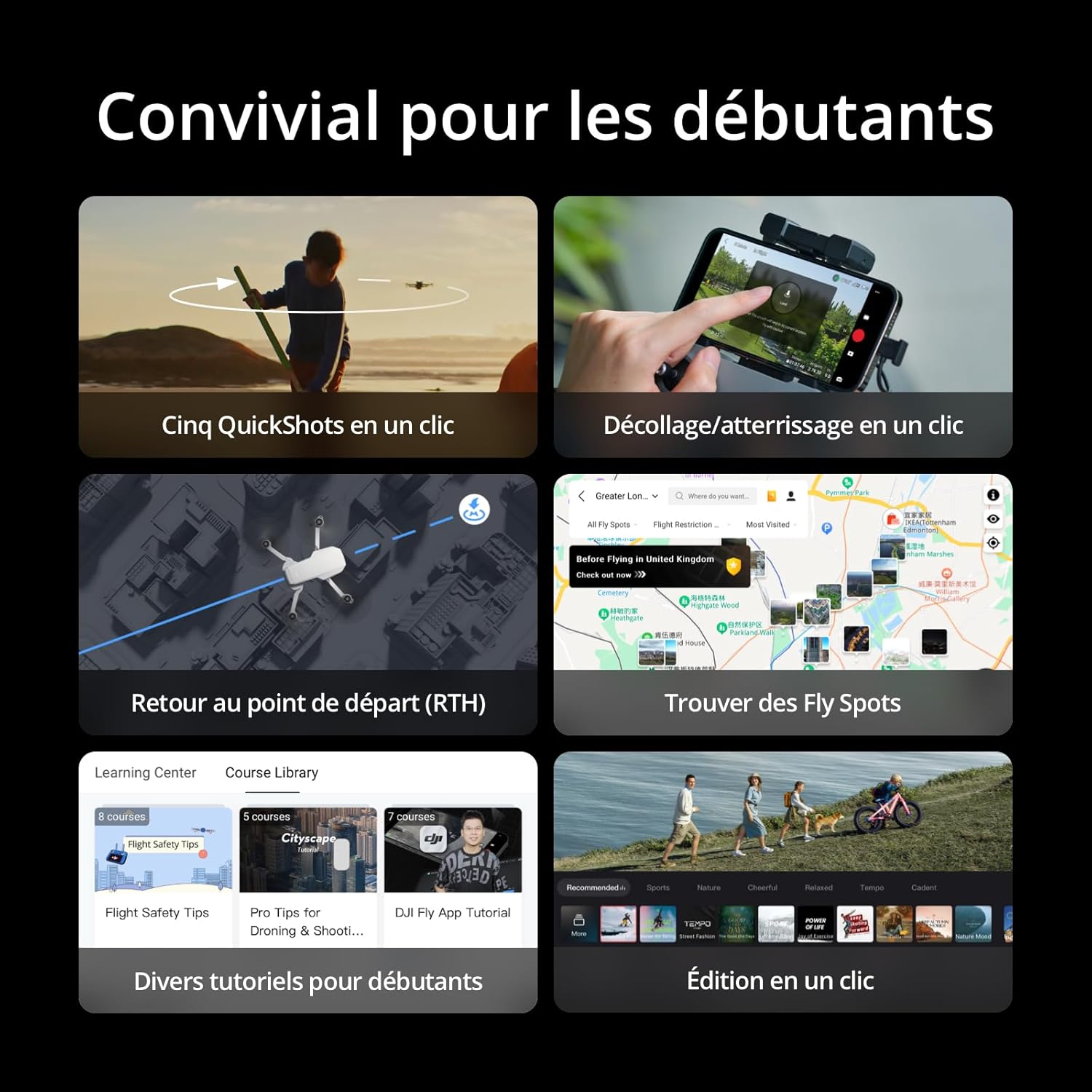 Bundle Drones Caméra Mini 4K, Drone Caméra 4K UHD pour Adultes, < 249 g, Stabilisation de la Nacelle à 3 Axes, Transmission Vidéo sur 10 km, Deux Batteries pour un Temps de Vol max. de 62 min – Image 2