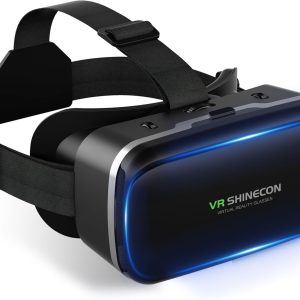 Lunettes de réalité virtuelle 3D pour Jeux et Films réalistes, légères et Confortables, compatibles avec Les appareils Android et iPhone (4,7-6,6 Pouces), Enfants