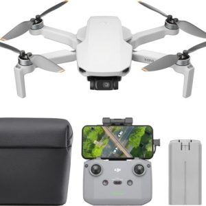 Bundle Drones Caméra Mini 4K, Drone Caméra 4K UHD pour Adultes, < 249 g, Stabilisation de la Nacelle à 3 Axes, Transmission Vidéo sur 10 km, Deux Batteries pour un Temps de Vol max. de 62 min