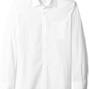 Amazon Essentials Homme Chemise en Popeline à Manches Longues Coupe Ajustée