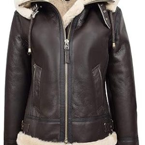 ONLY Onlbetty Aviateur en Daim Synthétique Veste en Cuir Femme