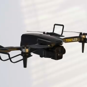 TD12LCD Drone avec Caméra pour Adultes, Drones à Moteur sans Balais, Télécommande avec Écran LCD, Transmission en Temps Réel, Drone Quadricoptère Pliable pour Débutants