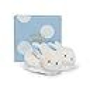 Doudou et Compagnie – Doudou Lapin Bonbon – Boite Cadeau – Bleu – 16 Cm – Doux – Idée Cadeau de Naissance Fille et Garçon – Garantie Doudou Perdu – ‎DC3376