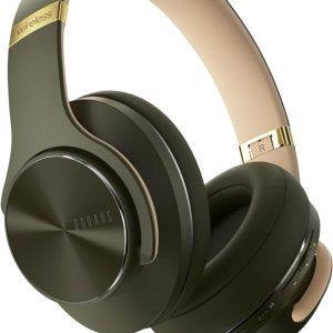 DOQAUS Casque Bluetooth sans Fil, Casque 90 Heure de Lecture, Casque Bluetooth 3 EQ Modes, Casque Audio avec Microphone Intégré, Casque sans Fil pour Cours en Ligne/téléphone/tablettes/pc