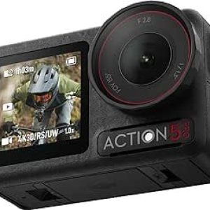 DJI Bundle Standard Osmo Action 5 Pro, Caméra Étanche avec Capteur 1/1,3&Prime;, Vidéo 4K/120 IPS, Suivi de Sujet, Stabilisation, Double Écran Tactile OLED, Caméra d’Action 4K Idéale pour Sports, Vlog