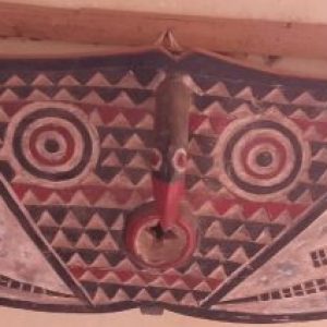 Masque papillon, pour ethnique gurunsi