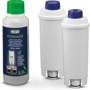 Cartouche Filtrante DLSC002, Filtre a Eau Machine a Café, Blanc