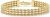 Femme Or Jaune 9 ct Bracelet 3 Brins Rope de 18 cm/7 pouces