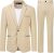 Allthemen Costume Hommes 2 pièces Slim Fit Costard Un Bouton Causal d&rsquo;affaires pour Mariage