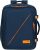 American Tourister Take2Cabin – Sac de cabine easyJet 36 x 20 x 45 cm, 38 L, 0,70 kg, bagage à main, sac à dos d&rsquo;avion M, sous-siège, bleu/orange (bleu marine foncé/orange éclatant)