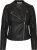 NOISY MAY Veste en Simili Cuir pour Femme Veste de Motard Veste de Transition Manches Longues Chemise Veste en PU NMREBEL