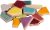 Rayher 14863990 Fun Ceramica mél. mosaïques, arc en ciel, polygonal env. 380 pcs